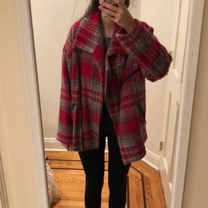 Asos plaid zip jacket